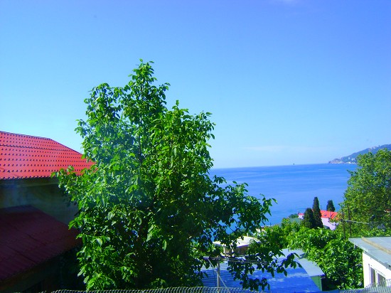 С террасы и окон дома открывается панорамный вид на море